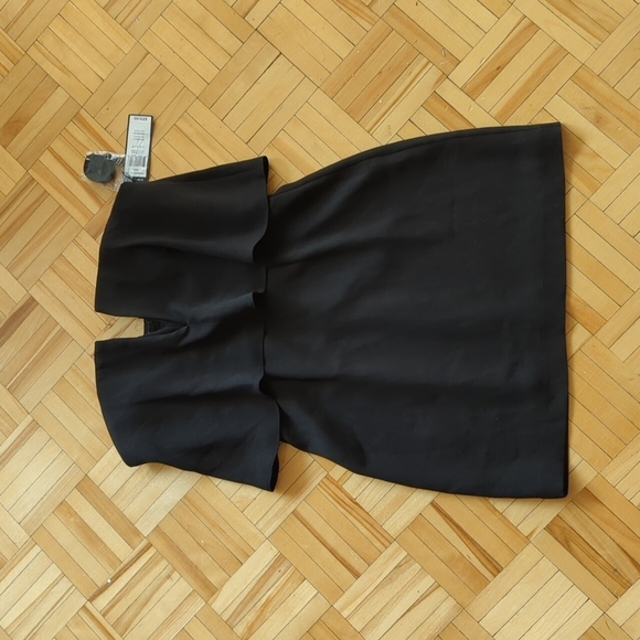 BCBGMaxazria Kate cocktail formal mini dress in black - Picture 3 of 6